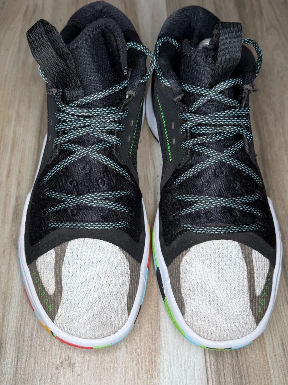 Jordan Zoom Separate Black Multicolor Sneaker Shoes DH0249-030 Basketball Mens 9